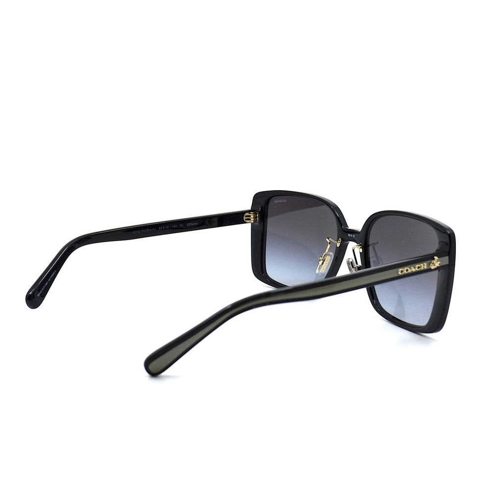 COACH HC8375 BLACK GREY GRADIENT AUTHENTIC SUNGLASSES - Picture 5 of 14